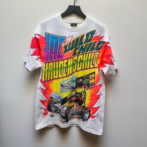 Vintage Y2K Jack The Wild Child Haudenschild NASCAR T-Shirt